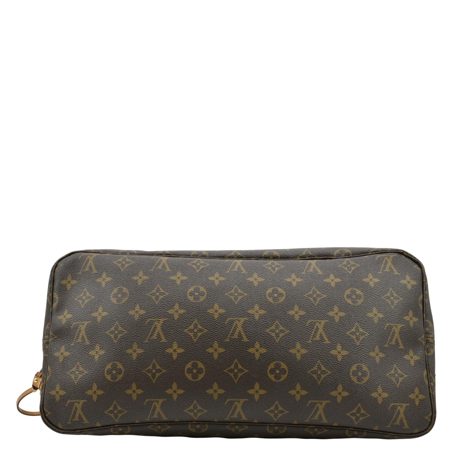 LOUIS VUITTON Neverfull GM Monogram Canvas Tote Bag Brown - Image 9