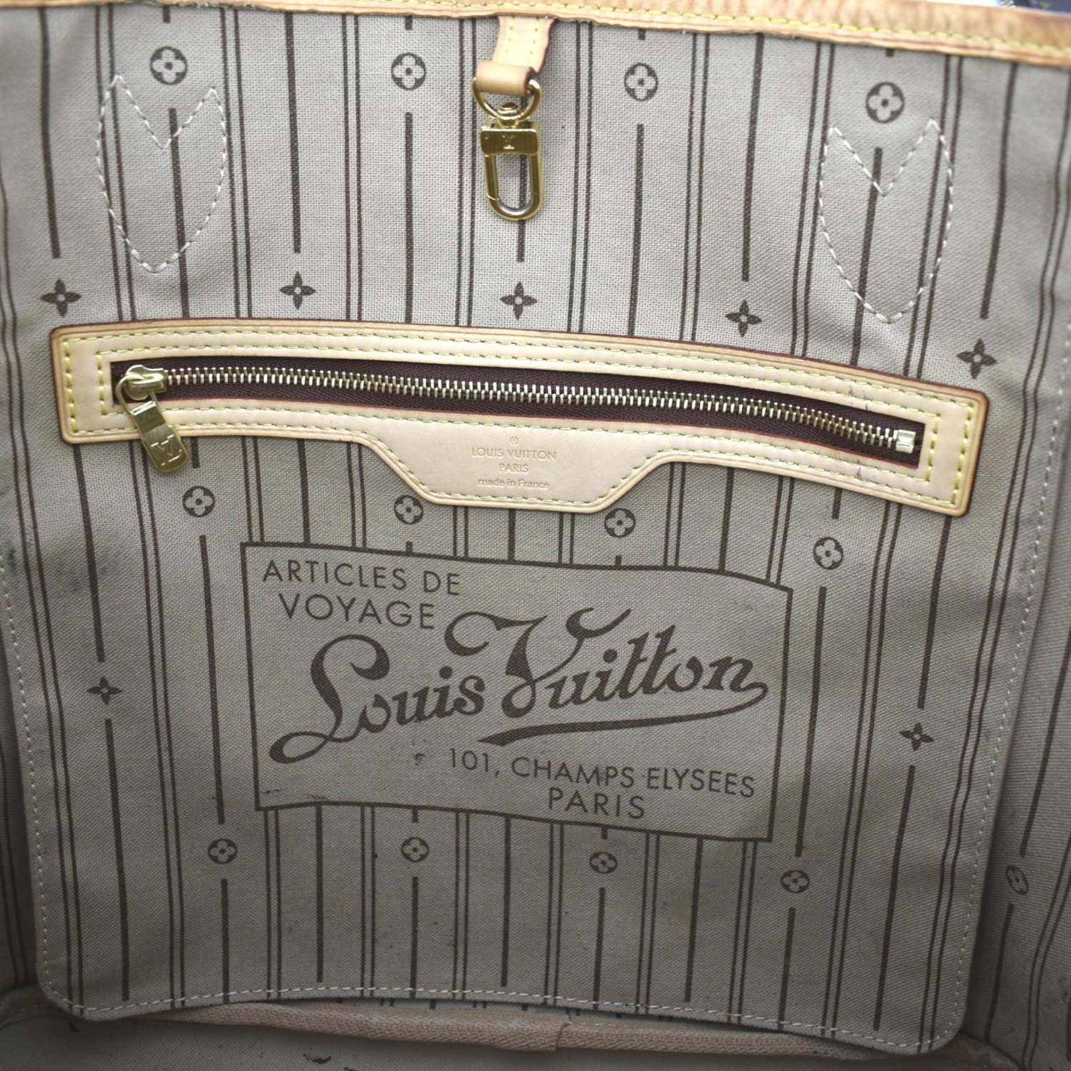LOUIS VUITTON Neverfull My LV Heritage Monogram Canvas Tote Bag Brown - Image 11