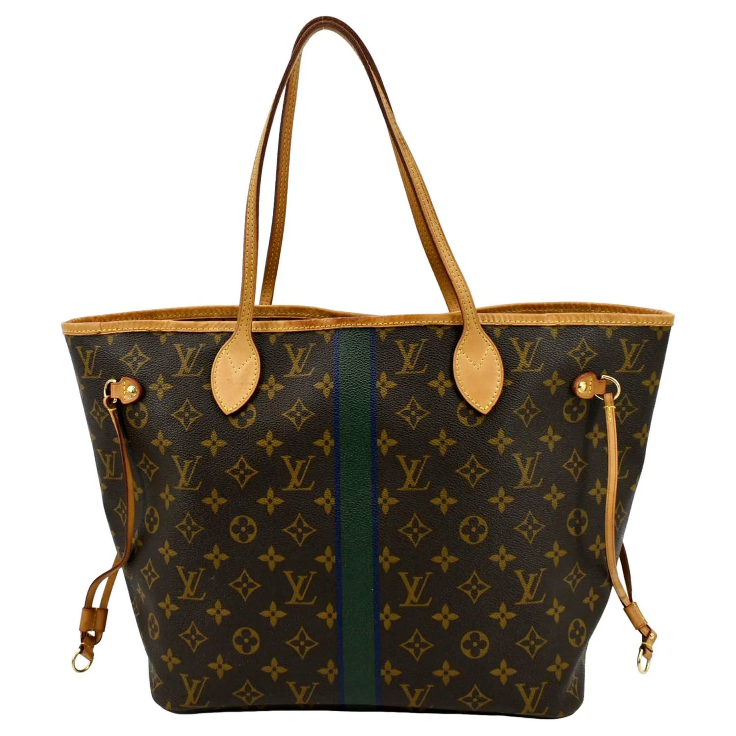 LOUIS VUITTON Neverfull My LV Heritage Monogram Canvas Tote Bag Brown - Image 3