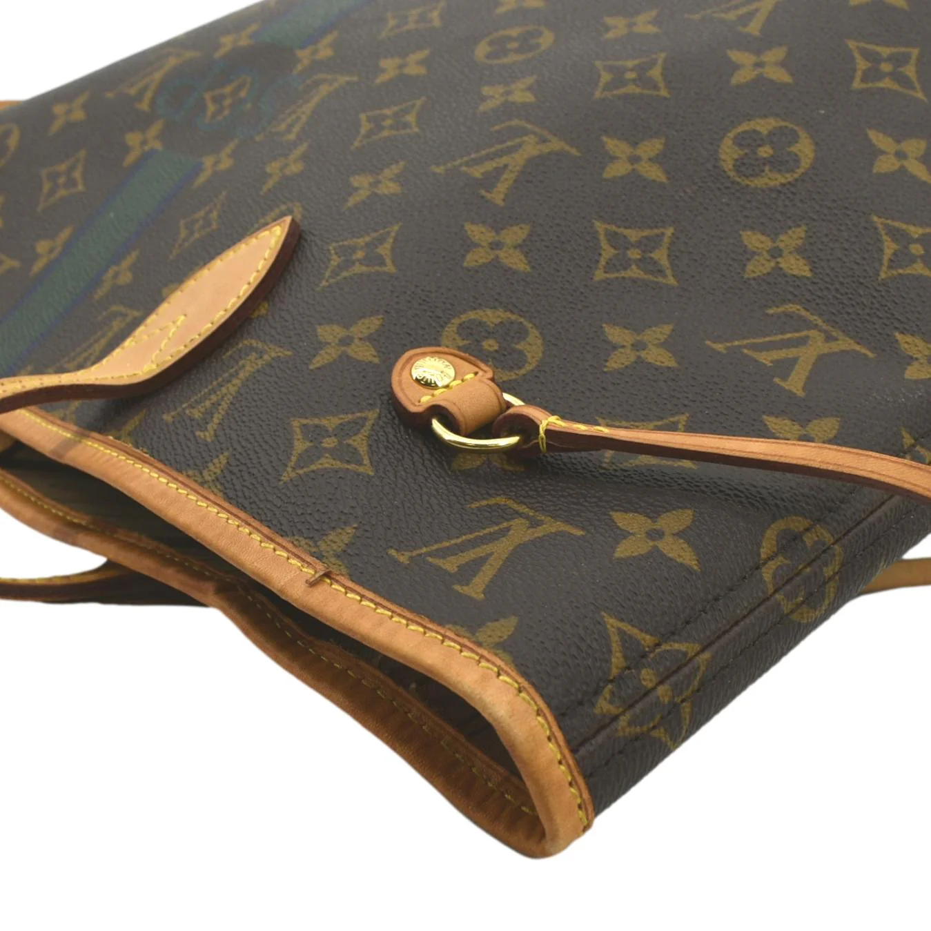 LOUIS VUITTON Neverfull My LV Heritage Monogram Canvas Tote Bag Brown - Image 5