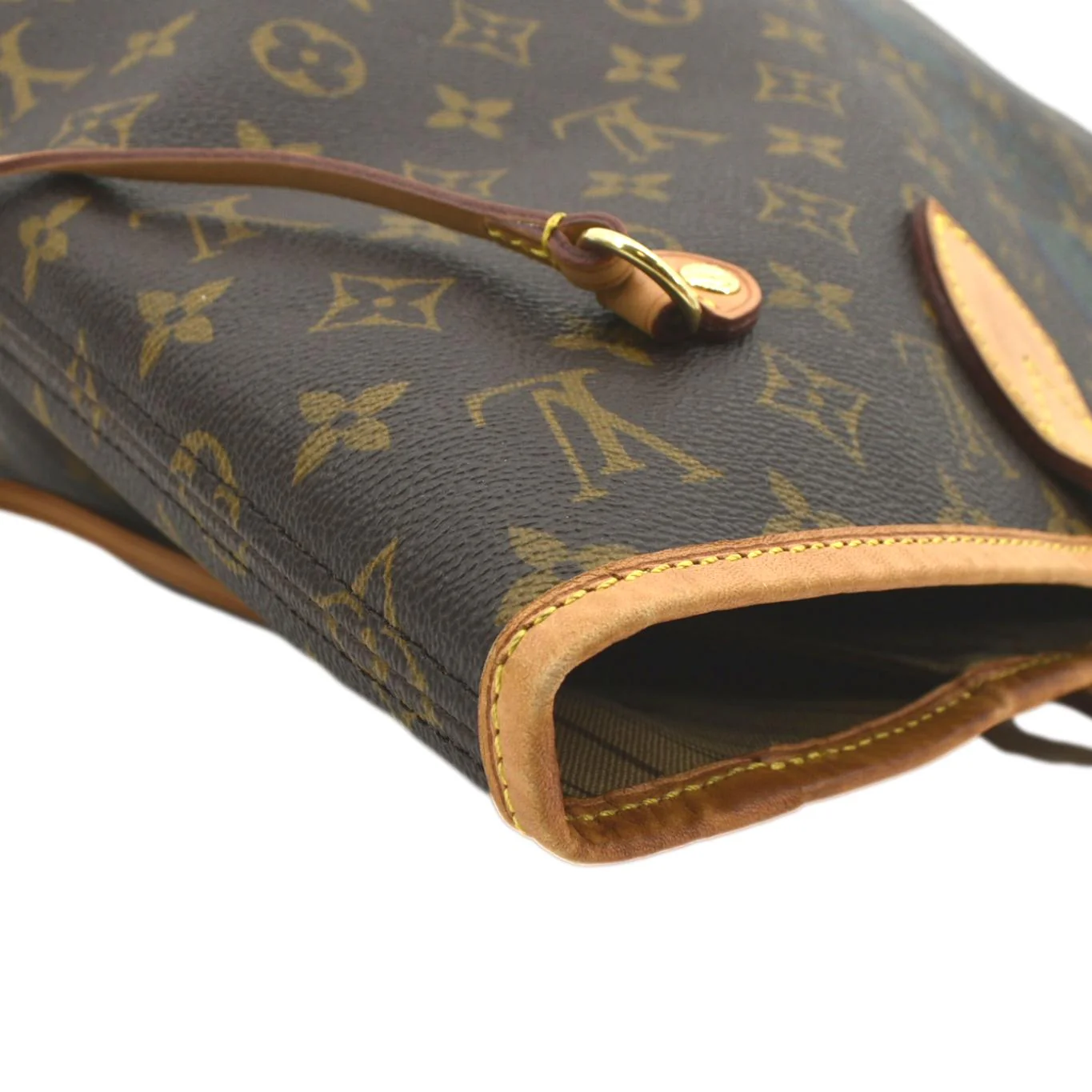 LOUIS VUITTON Neverfull My LV Heritage Monogram Canvas Tote Bag Brown - Image 6