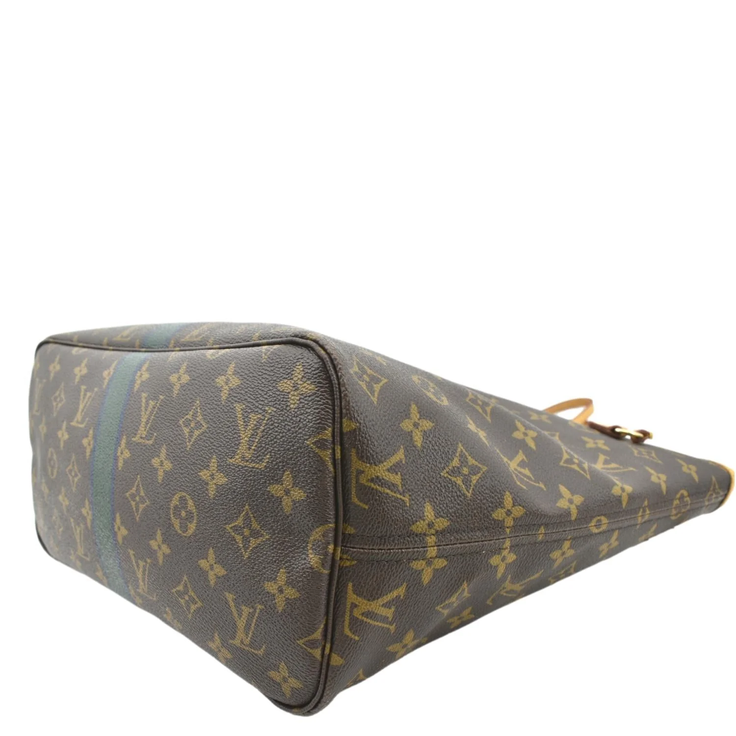 LOUIS VUITTON Neverfull My LV Heritage Monogram Canvas Tote Bag Brown - Image 8