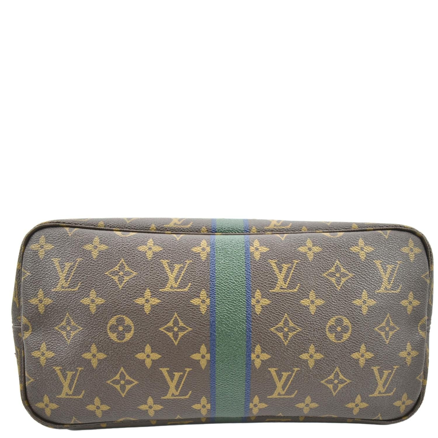 LOUIS VUITTON Neverfull My LV Heritage Monogram Canvas Tote Bag Brown - Image 9