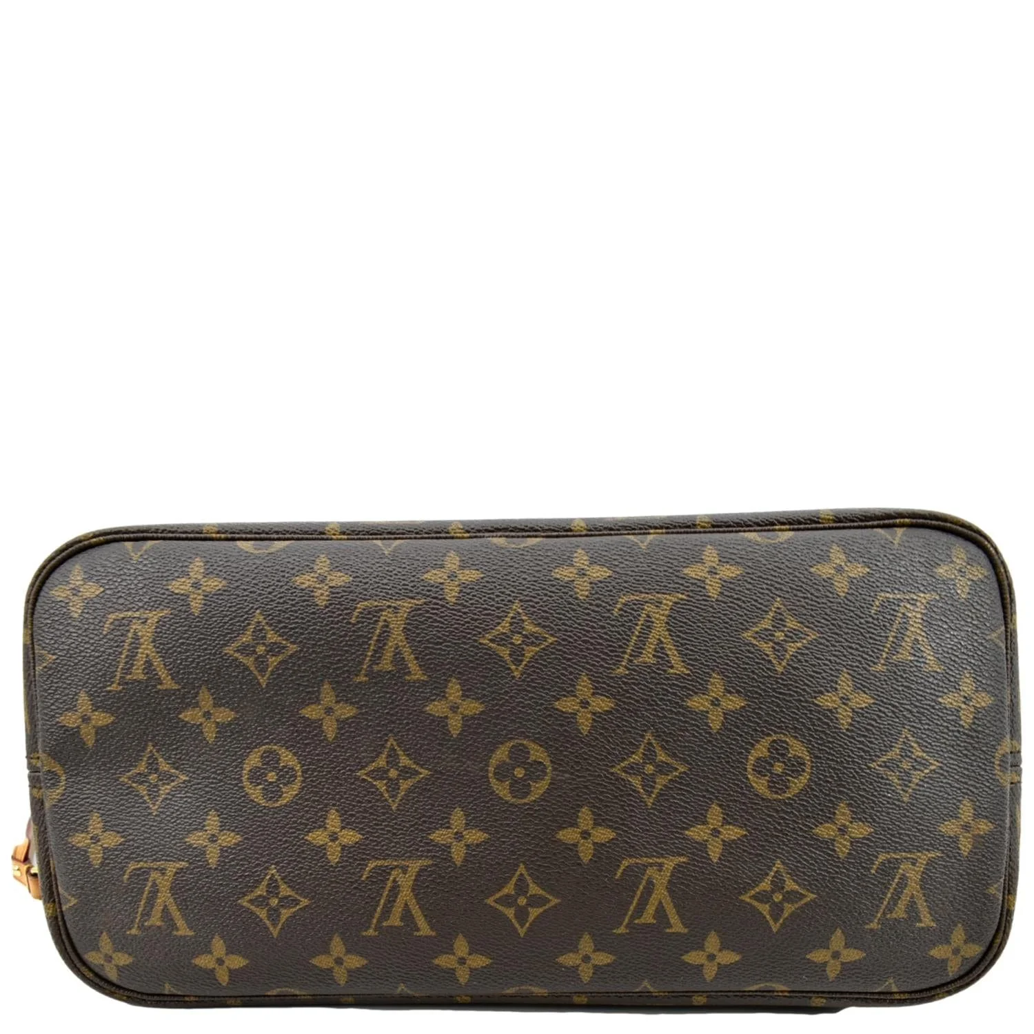 LOUIS VUITTON Neverfull MM Monogram Canvas Tote Bag Brown - Image 9