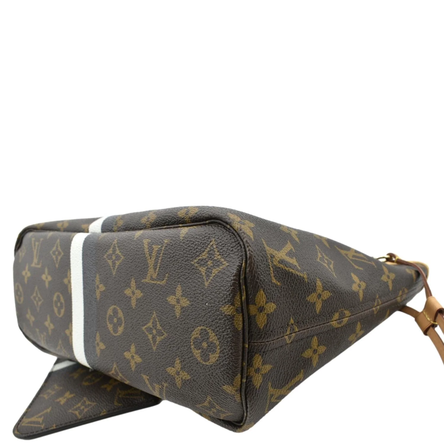 LOUIS VUITTON Neverfull PM Monogram Canvas Tote Bag Brown - Image 7