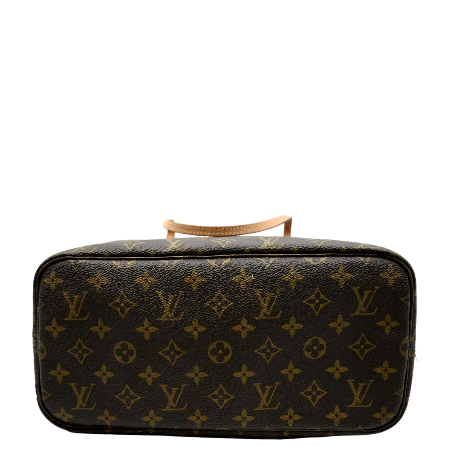 LOUIS VUITTON Neverfull MM Monogram Canvas Tote Bag Brown - Image 10
