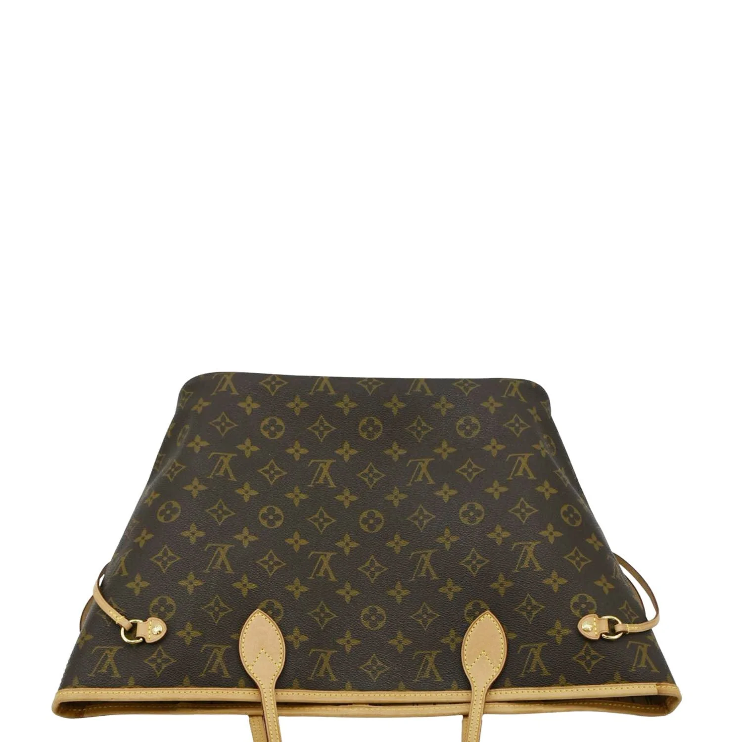LOUIS VUITTON Neverfull MM Monogram Canvas Shoulder Bag Brown - Image 4