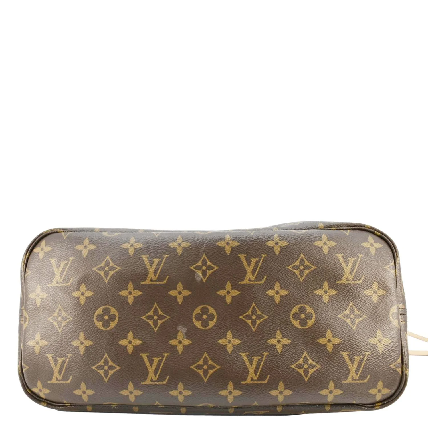 LOUIS VUITTON Neverfull MM Monogram Canvas Tote Bag Brown - Image 12