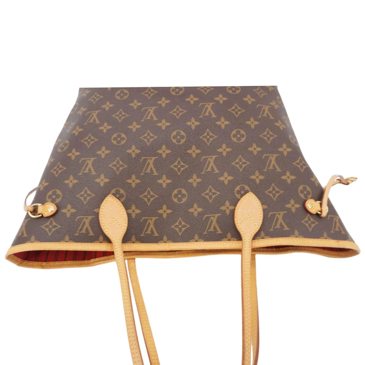 LOUIS VUITTON Neverfull MM Monogram Canvas Shoulder Bag Brown - Image 5