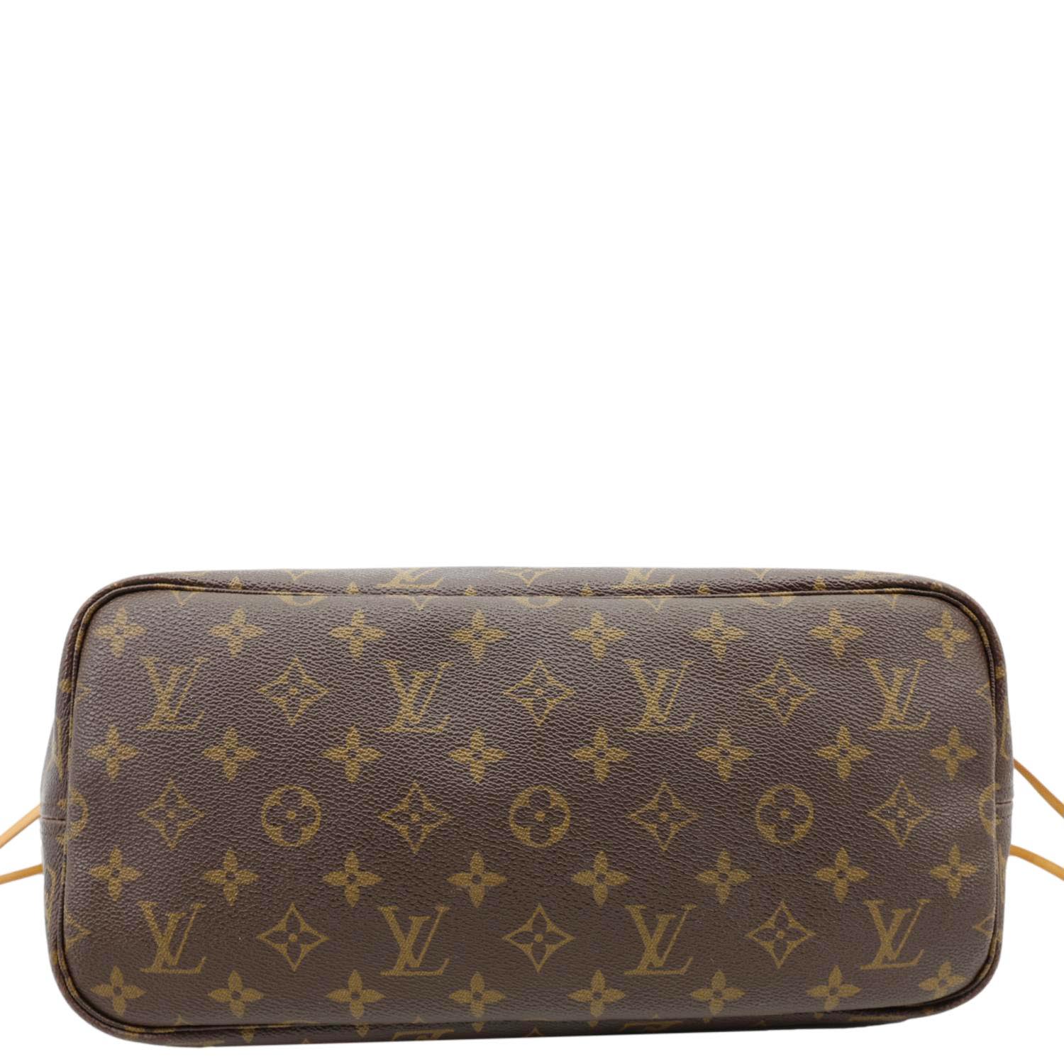 LOUIS VUITTON Neverfull MM Monogram Canvas Tote Bag Brown - Image 9