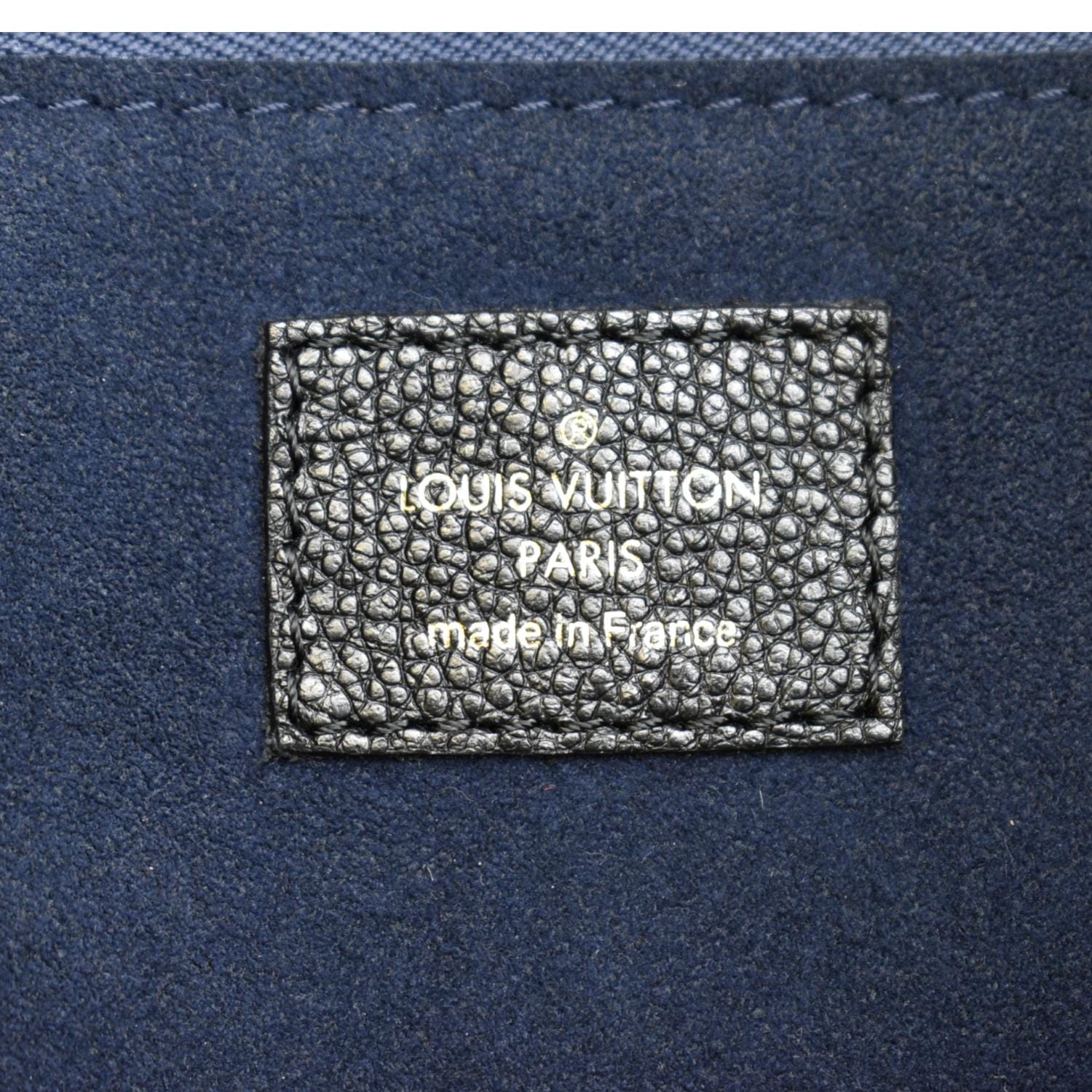 LOUIS VUITTON Neverfull MM Monogram Empreinte Tote Bag Black - Image 13