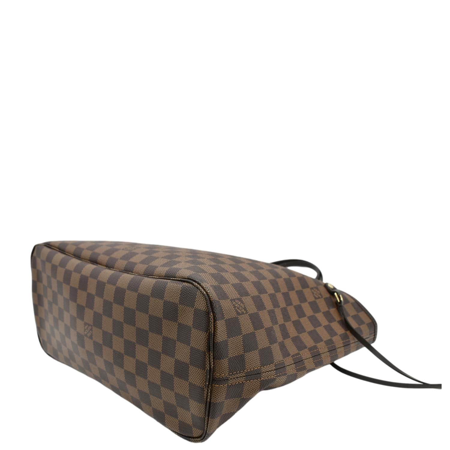 LOUIS VUITTON Neverfull MM Damier Ebene Tote Bag Brown - Image 6