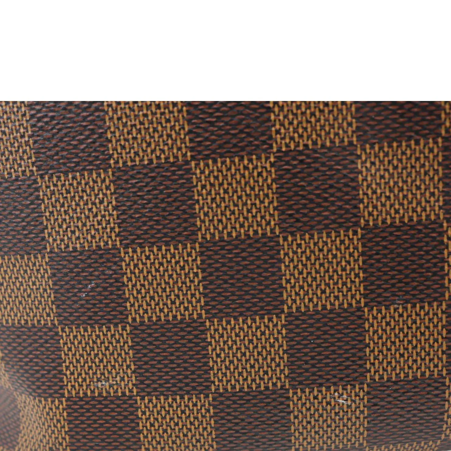 LOUIS VUITTON Neverfull MM Damier Ebene Tote Bag Brown - Image 12