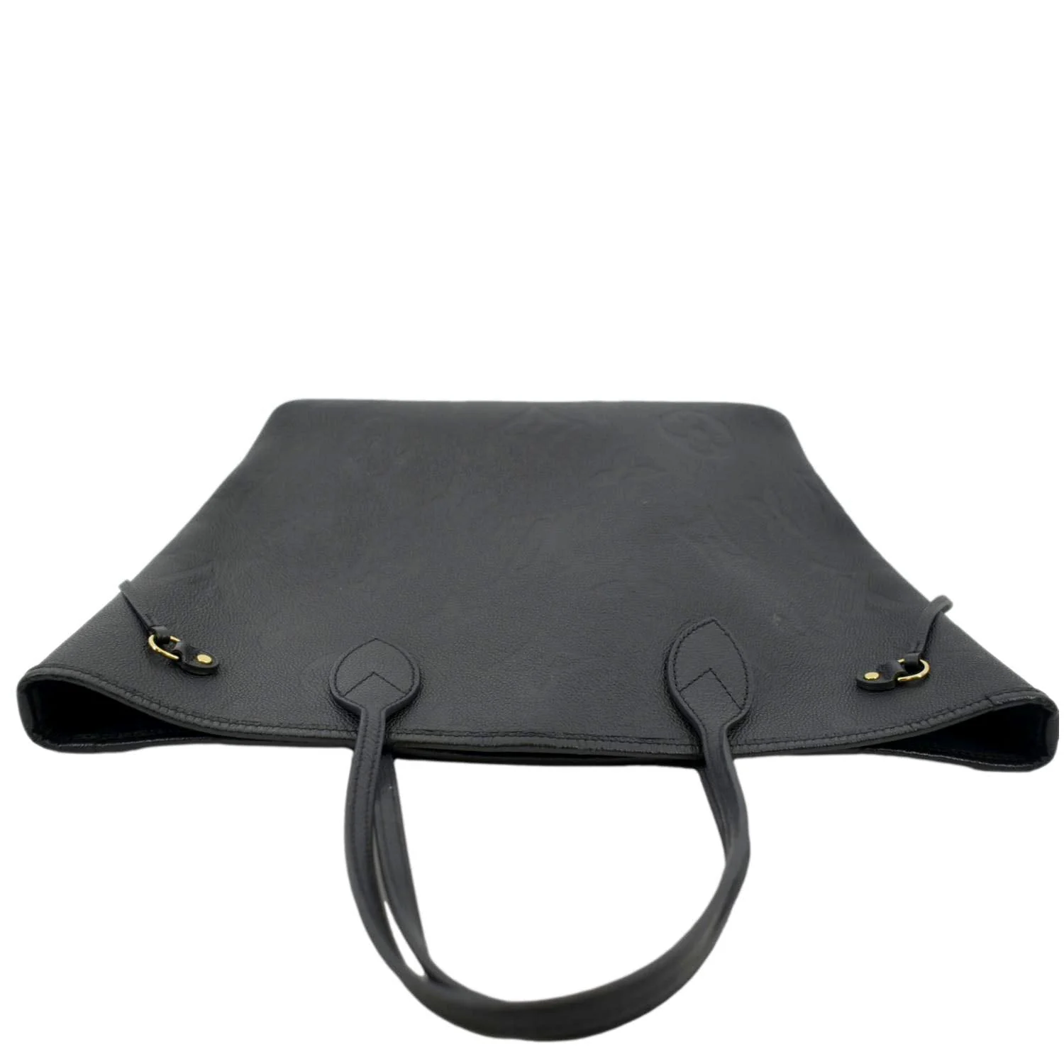 LOUIS VUITTON Neverfull MM Empreinte Leather Tote Shoulder Bag Black - Image 4