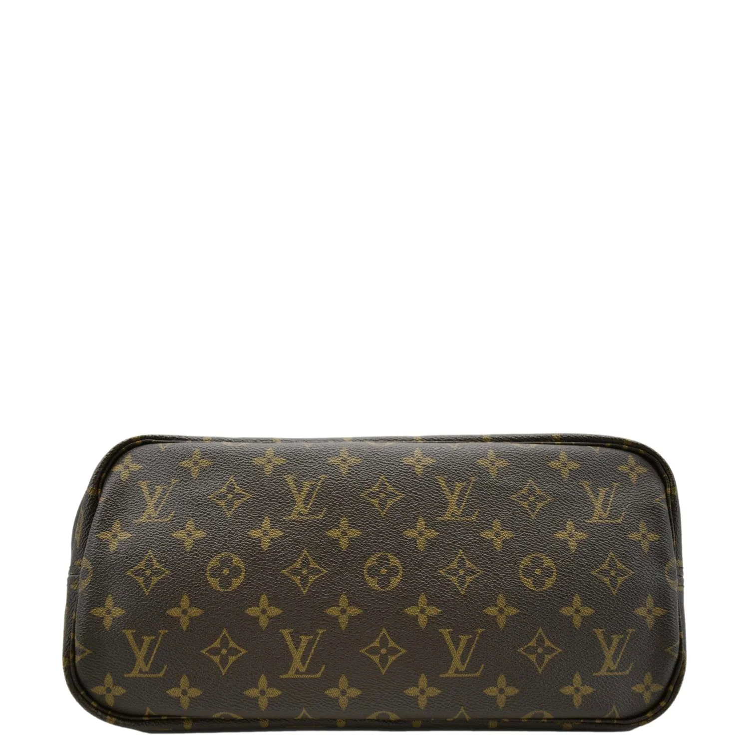 LOUIS VUITTON Neverfull MM Monogram Canvas Tote Bag Brown - Image 9