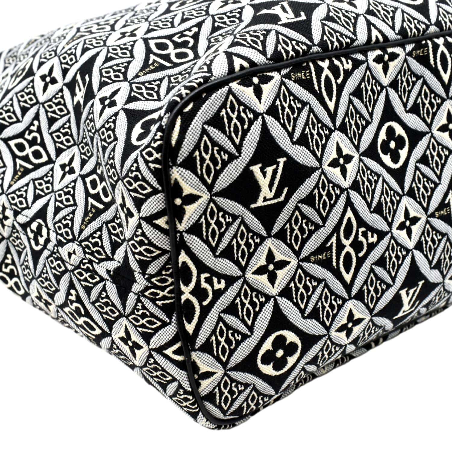 LOUIS VUITTON Since 1854 Neverfull MM Jacquard Shoulder Bag Grey - Image 7