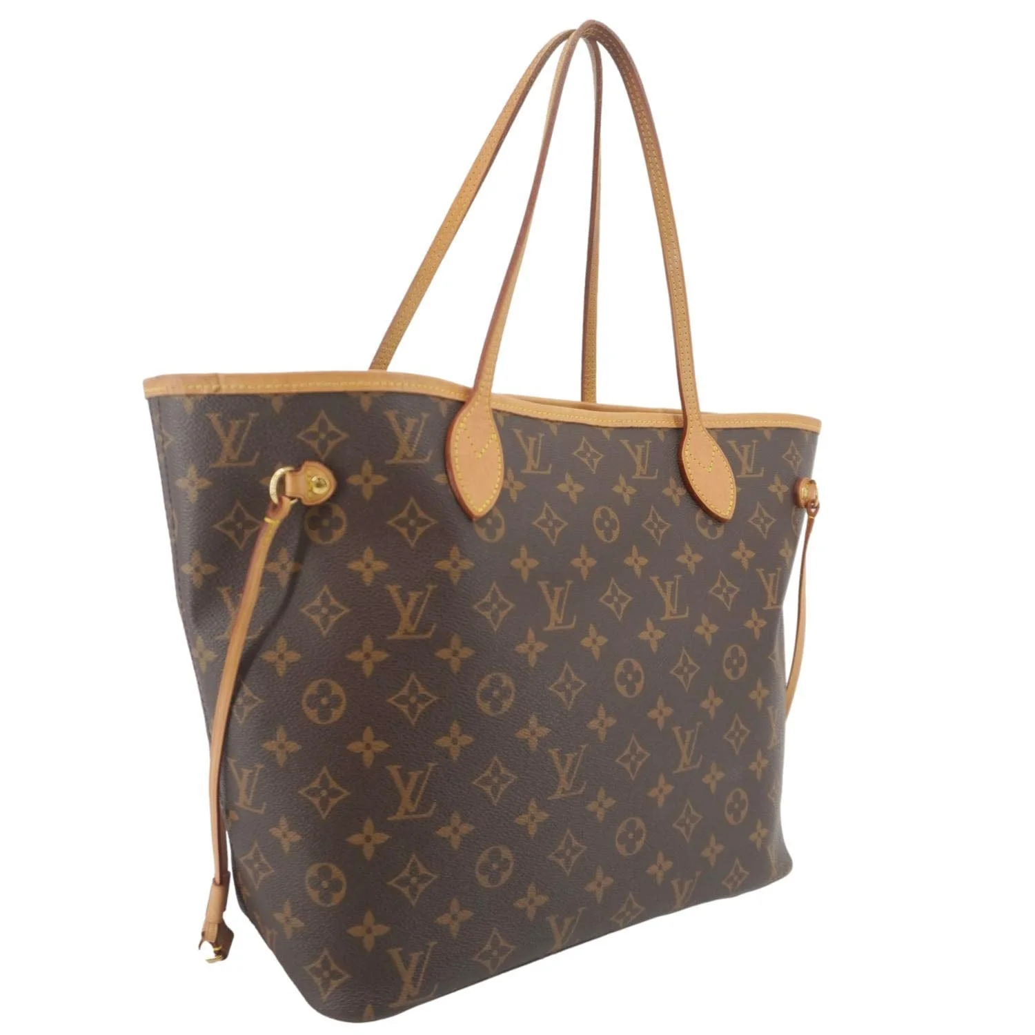 LOUIS VUITTON Neverfull MM Monogram Canvas Shoulder Bag Brown - Image 12