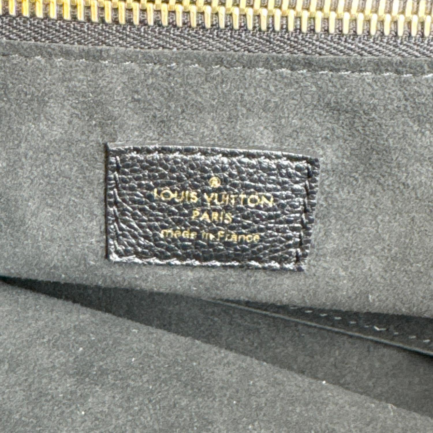 LOUIS VUITTON Neverfull MM Monogram Empreinte Leather Shoulder Bag Bicolor - Image 12