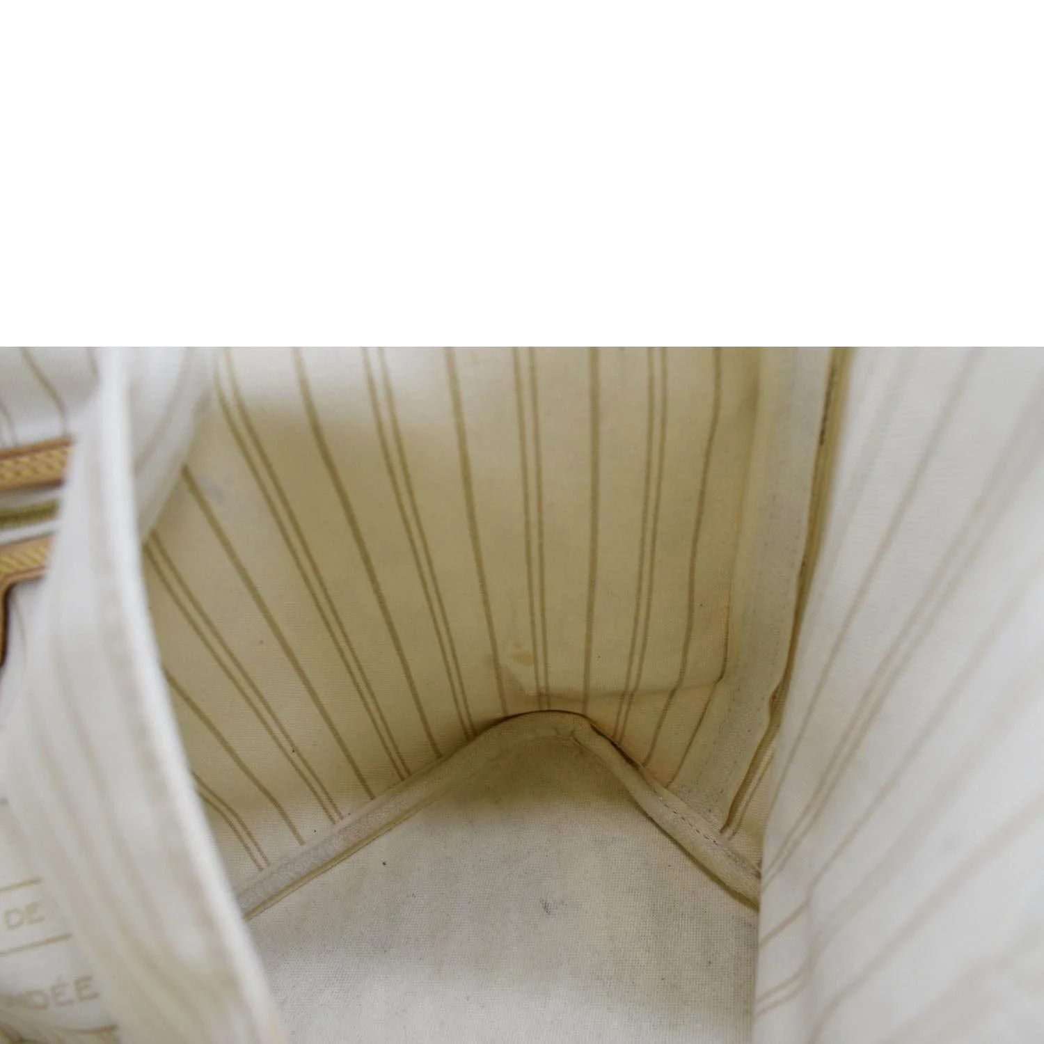 LOUIS VUITTON Neverfull PM Damier Azur Tote Bag White - Image 13