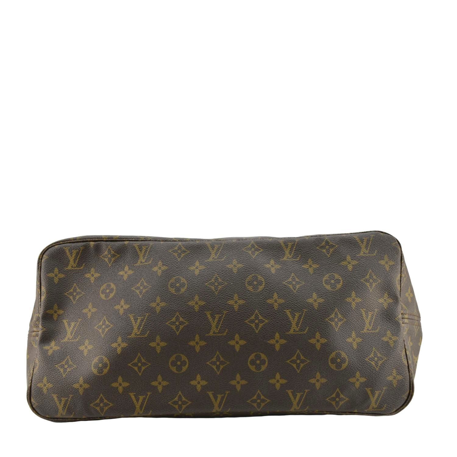 LOUIS VUITTON Neverfull GM Monogram Canvas Tote Bag Brown - Image 11
