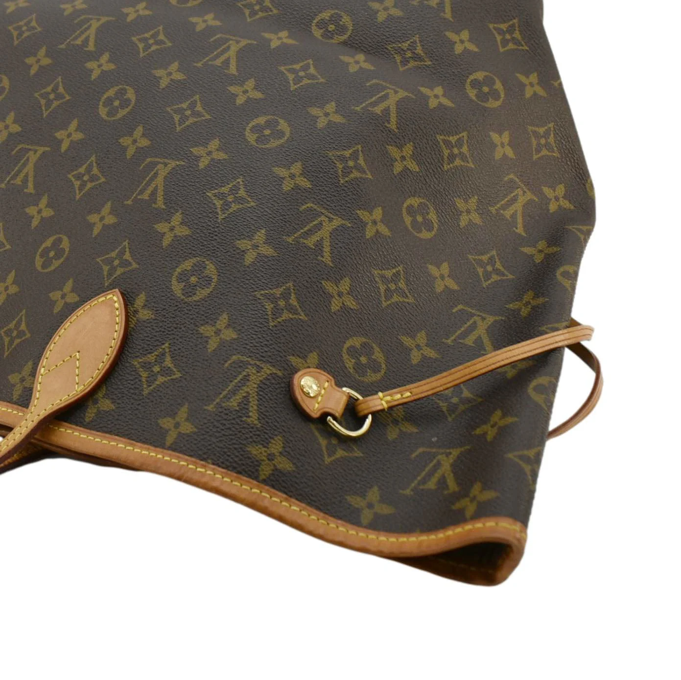 LOUIS VUITTON Neverfull GM Monogram Canvas Tote Bag Brown - Image 5