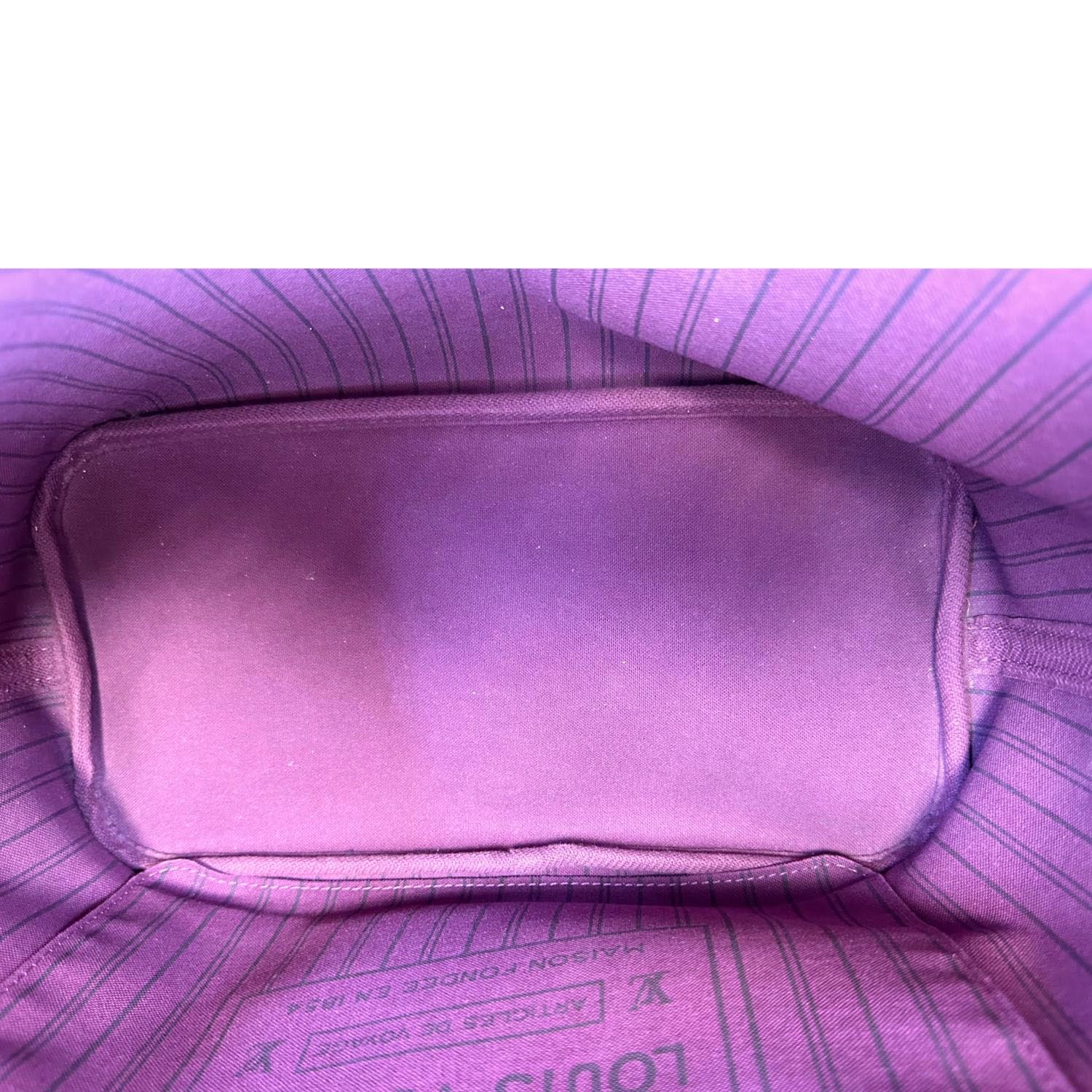 LOUIS VUITTON Neverfull MM Totem Monogram Canvas Shoulder Bag Magenta - Image 10