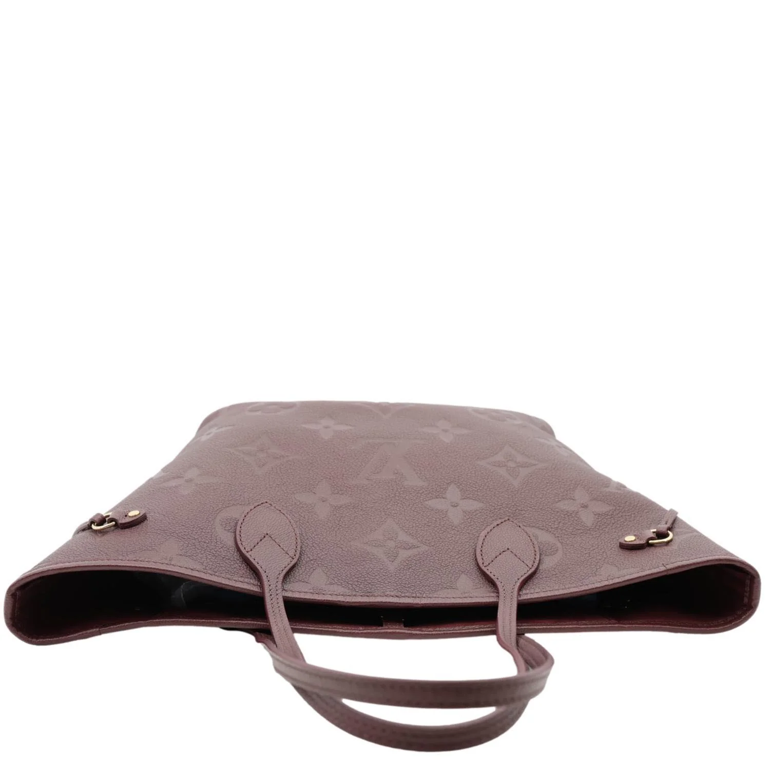 LOUIS VUITTON Neverfull MM Empreinte Leather Tote Shoulder Bag Burgundy - Image 6
