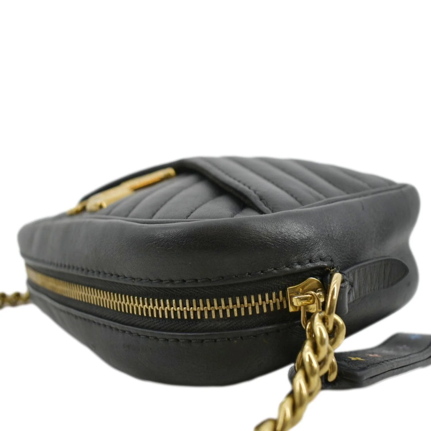 LOUIS VUITTON New Wave Quilted Leather Camera Bag Black - Image 6