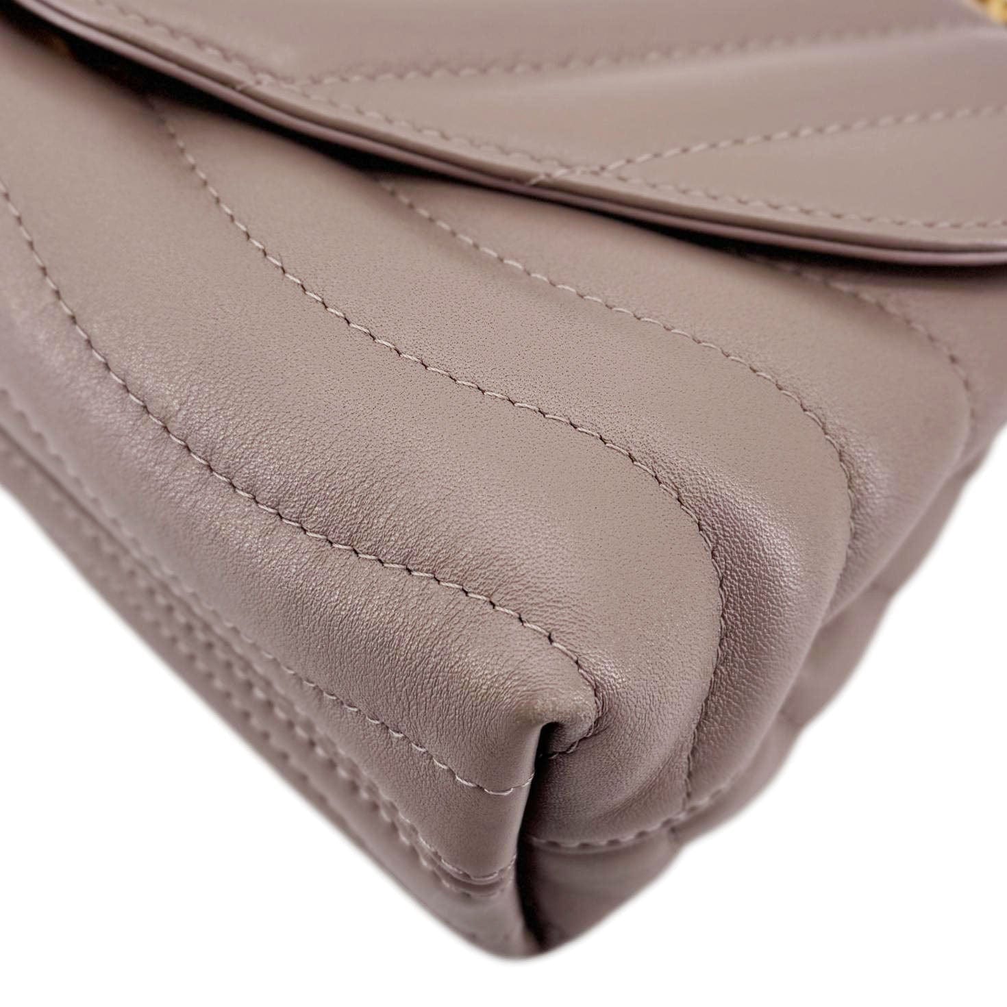 LOUIS VUITTON New Wave Chain MM Calfskin Leather Shoulder Bag Beige - Image 10