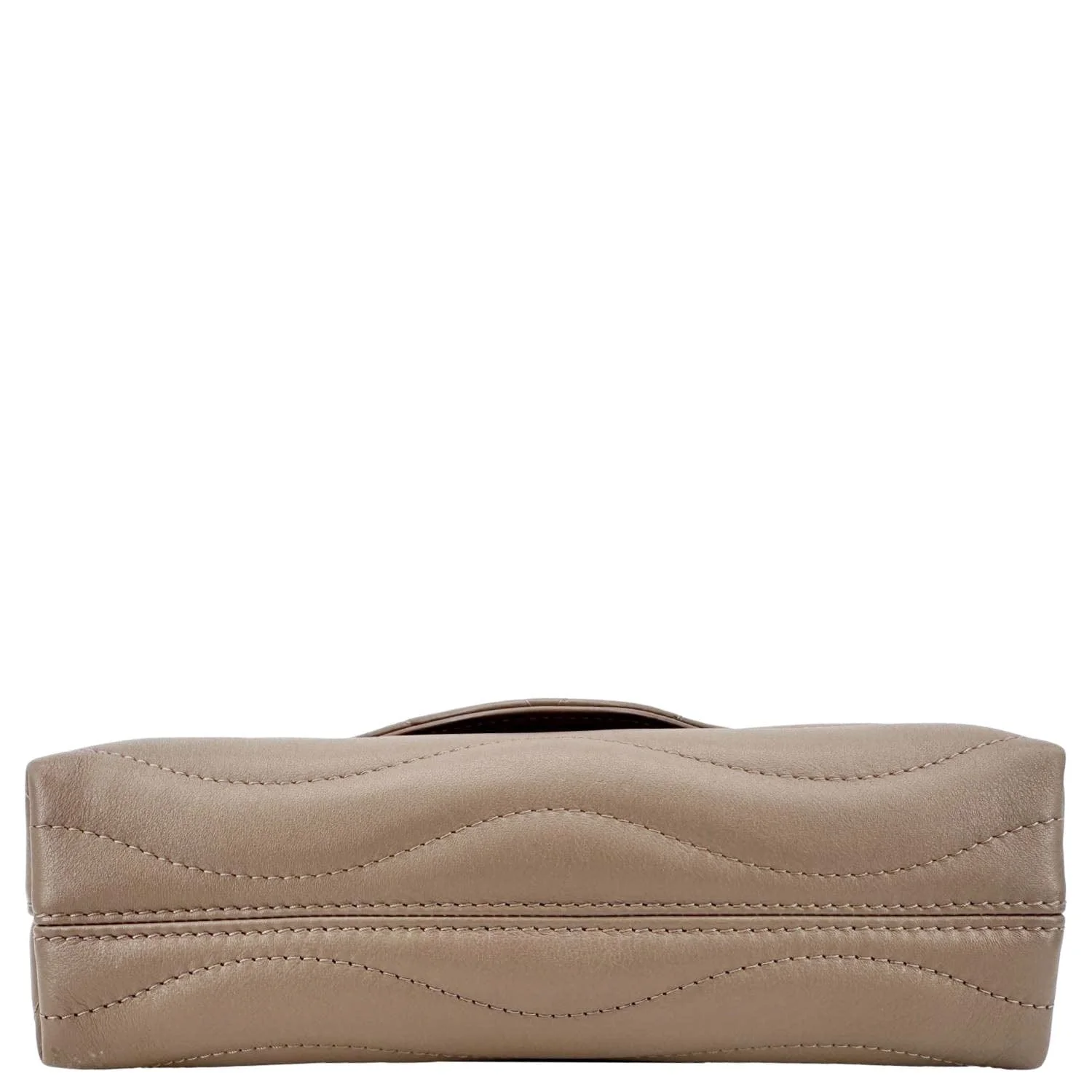 LOUIS VUITTON New Wave Chain MM Calfskin Leather Shoulder Bag Beige - Image 11