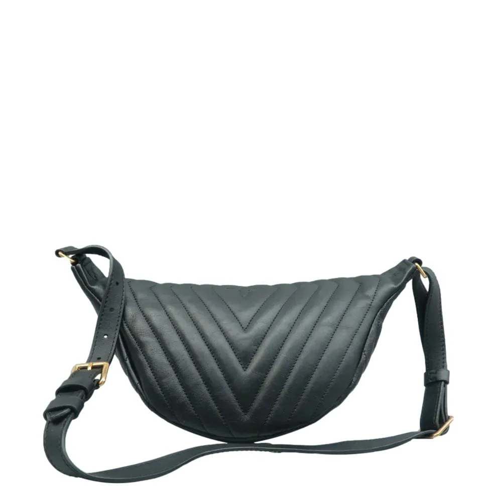 LOUIS VUITTON New Wave Quilted Leather Bumbag Black - Image 3