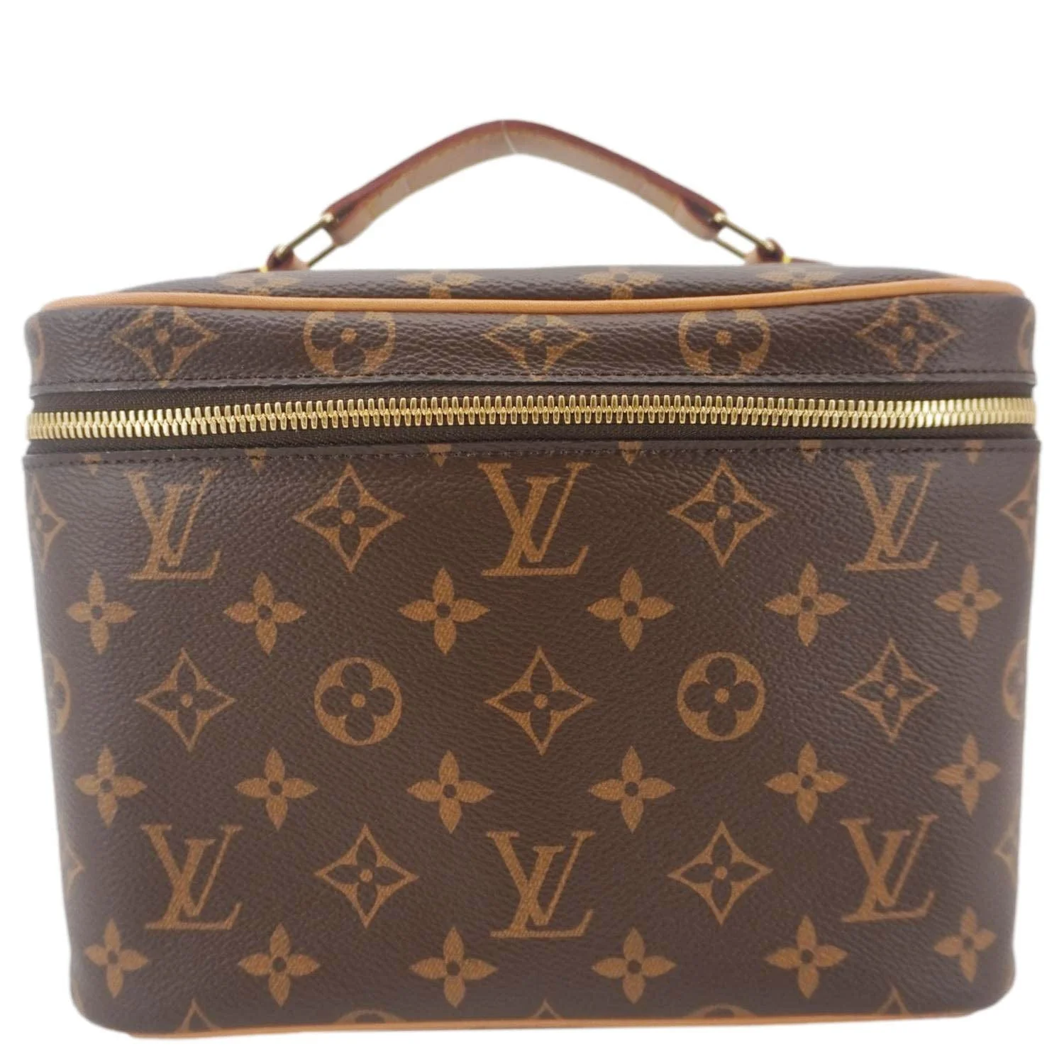 LOUIS VUITTON Nice BB Toiletry Monogram Canvas Vanity Case Brown