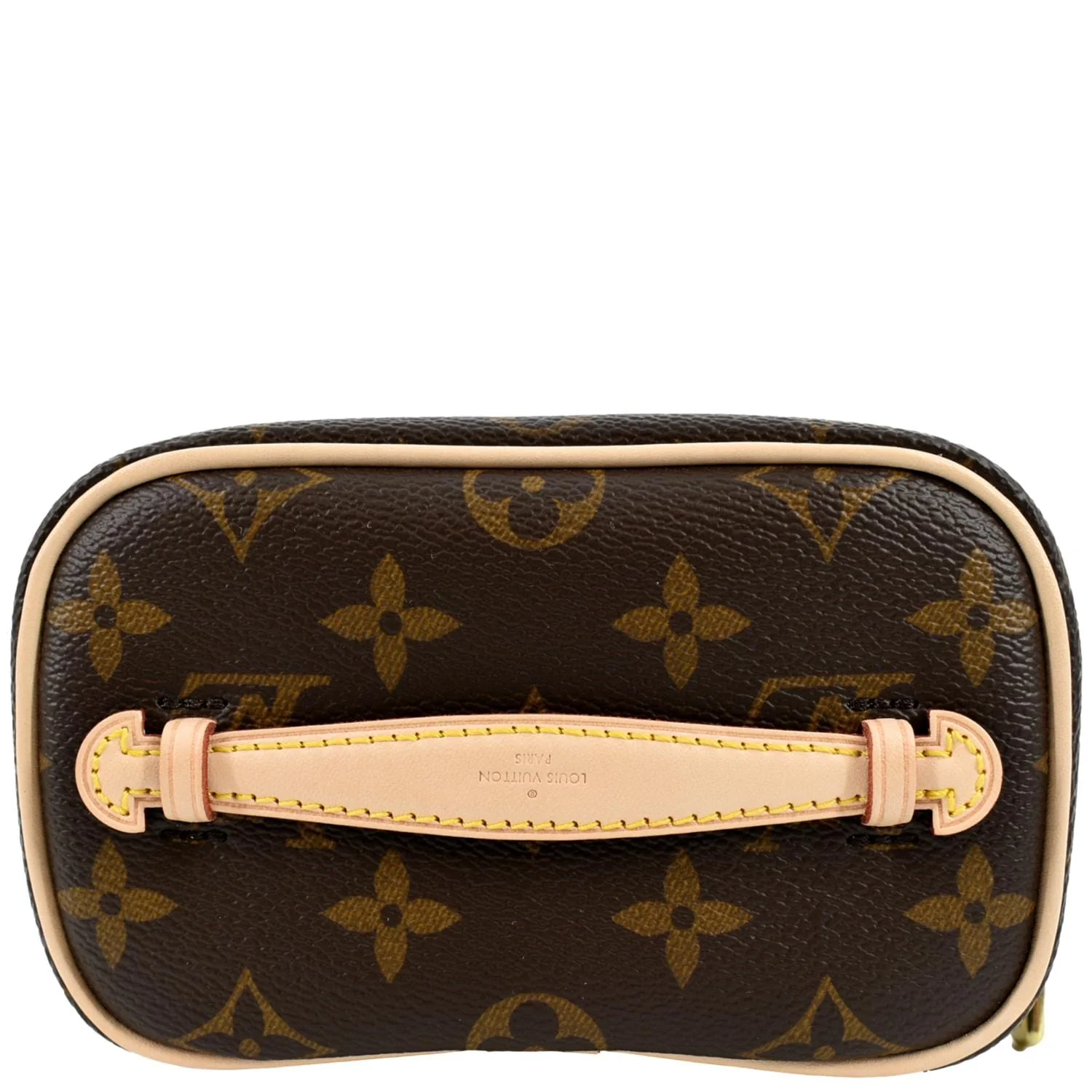 LOUIS VUITTON Nice Nano Monogram Canvas Toiletry Pouch Brown - Image 6