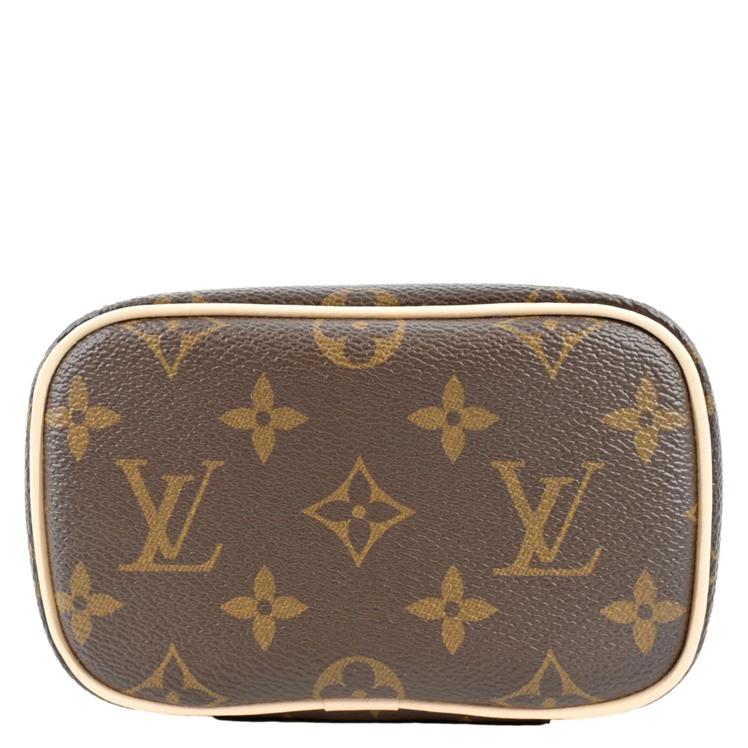 LOUIS VUITTON Nice Nano Monogram Canvas Toiletry Pouch Brown - Image 7