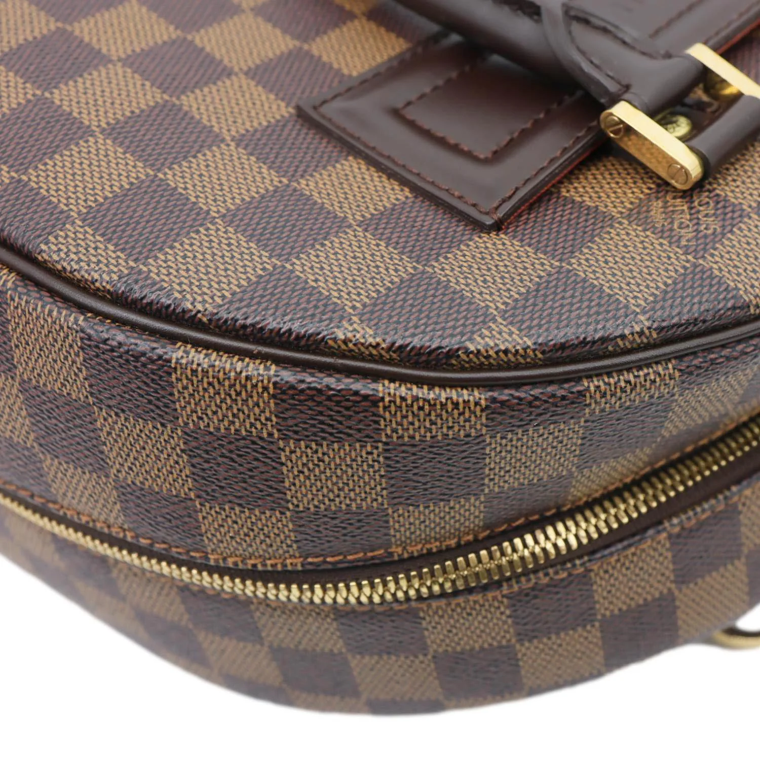 LOUIS VUITTON Nolita Damier Ebene Satchel Bag Brown - Image 8
