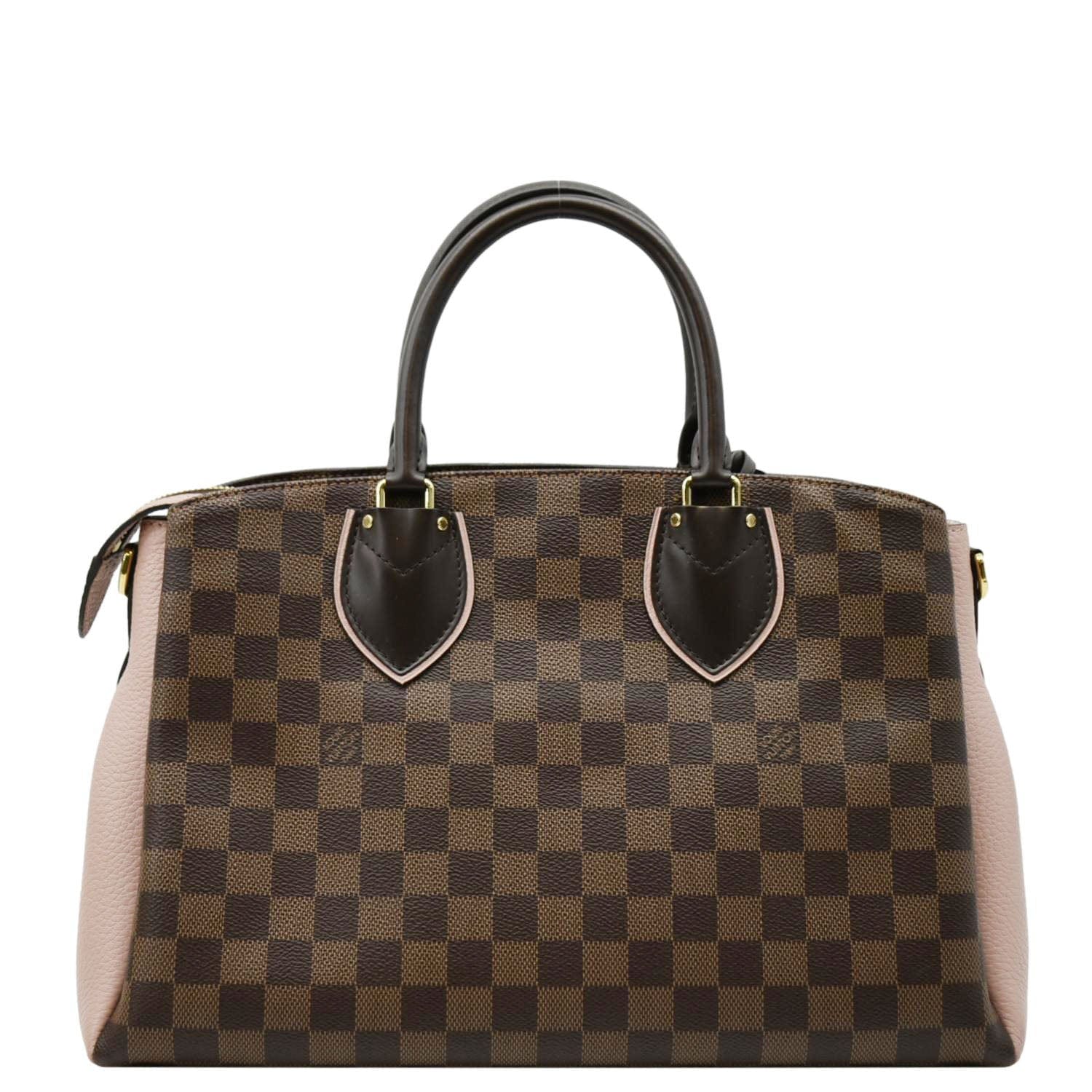 LOUIS VUITTON Normandy Damier Ebene Satchel Bag Brown - Image 4