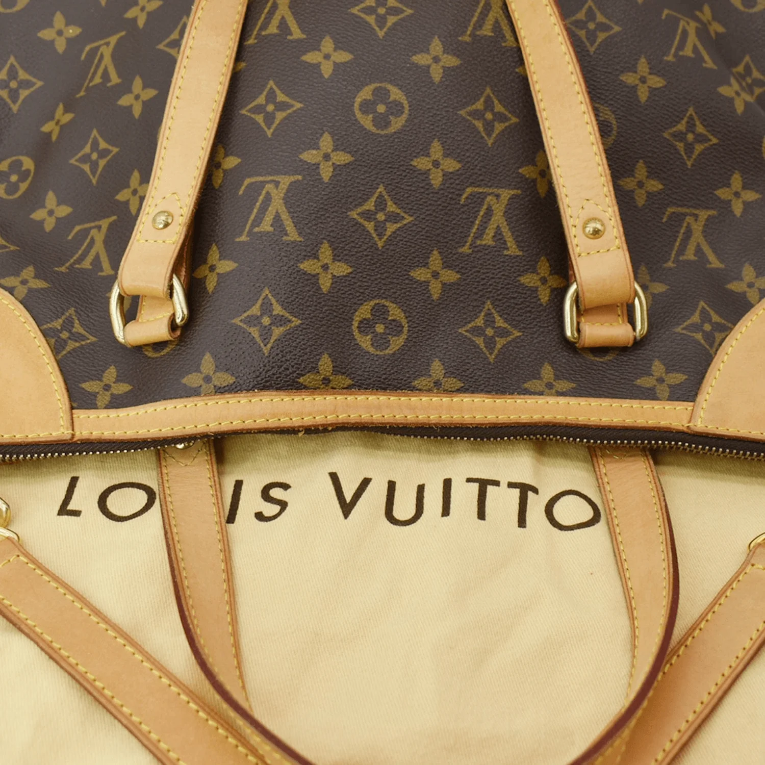 LOUIS VUITTON Odeon GM Monogram Canvas Shoulder Bag Brown - Image 4
