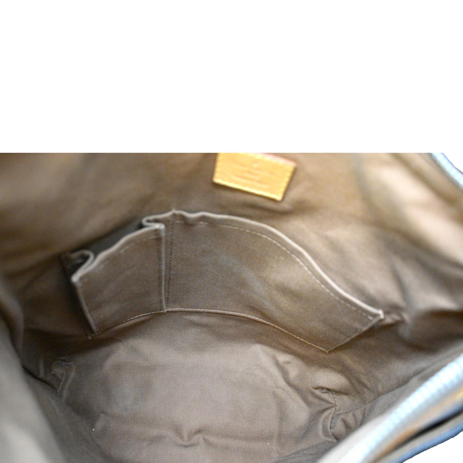 LOUIS VUITTON Odeon MM Monogram Coated Canvas Shoulder Bag Brown - Image 10