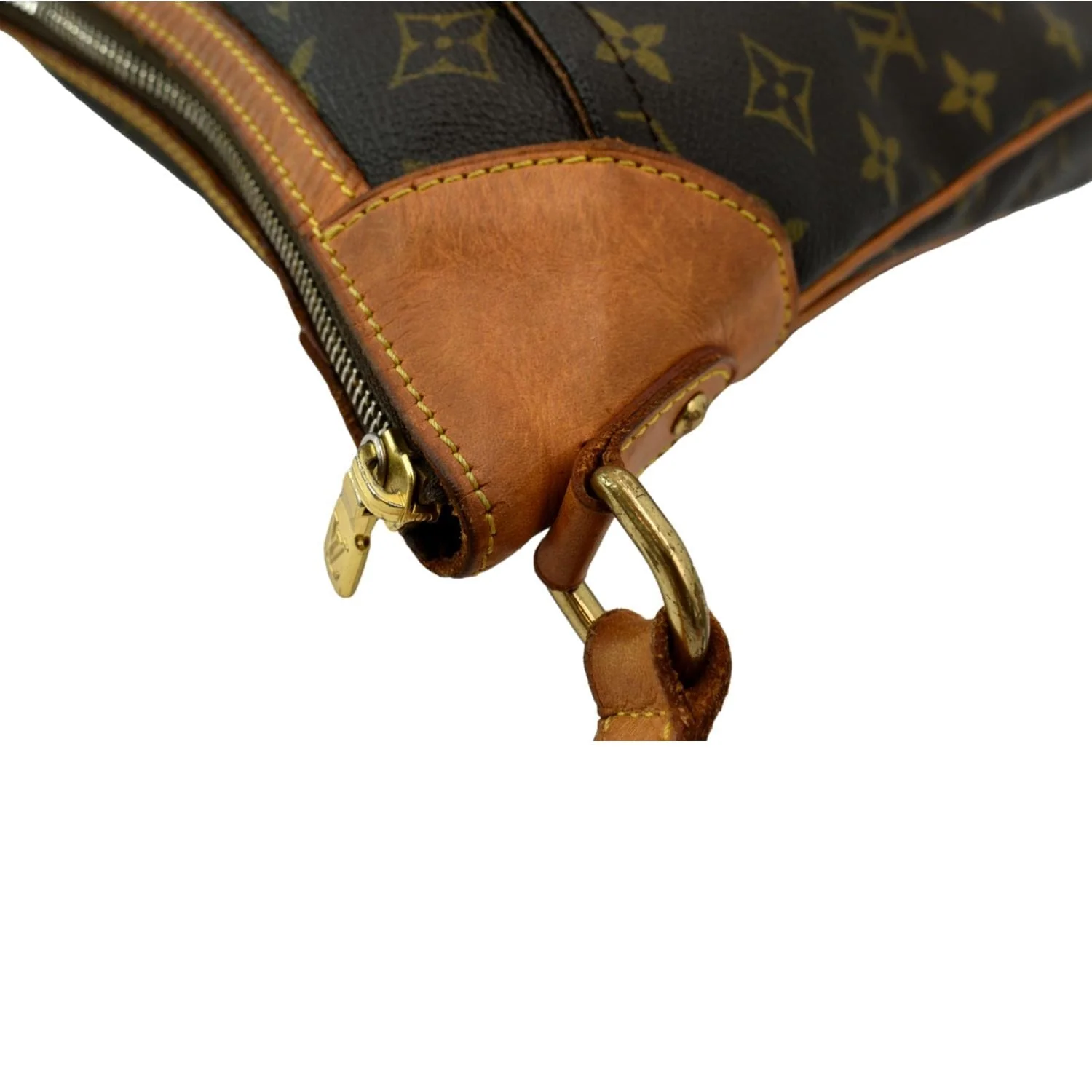 LOUIS VUITTON Odeon MM Monogram Coated Canvas Shoulder Bag Brown - Image 5