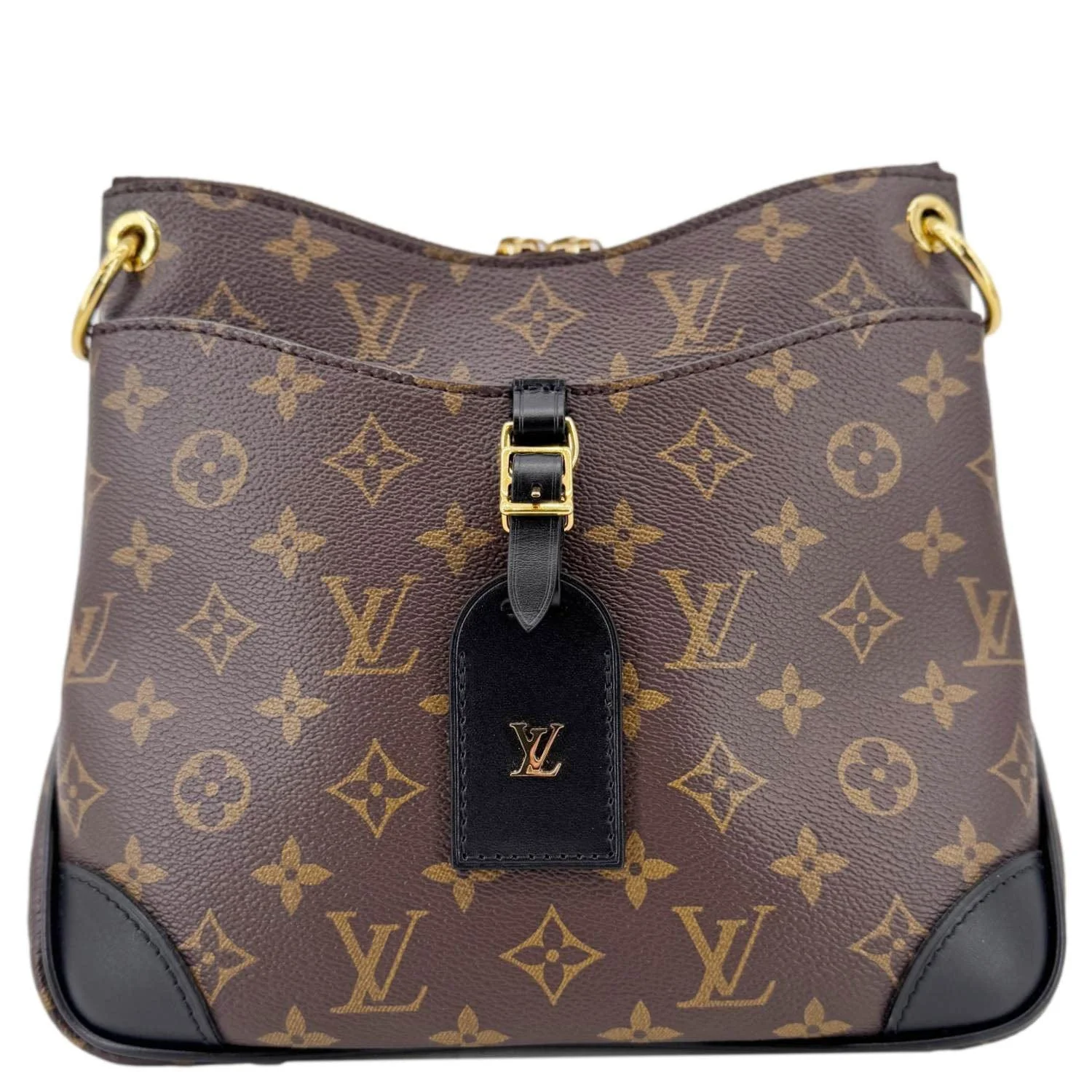 LOUIS VUITTON Odeon NM PM Monogram Canvas Shoulder Bag Brown - Image 4