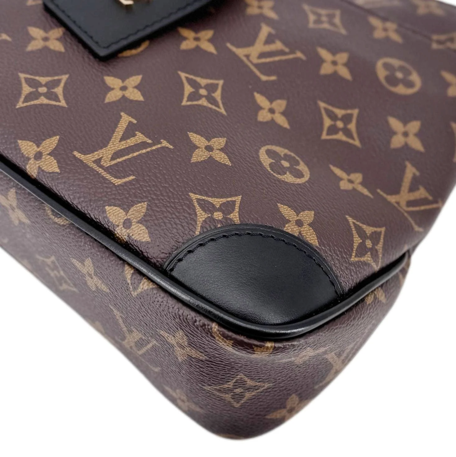LOUIS VUITTON Odeon NM PM Monogram Canvas Shoulder Bag Brown - Image 9