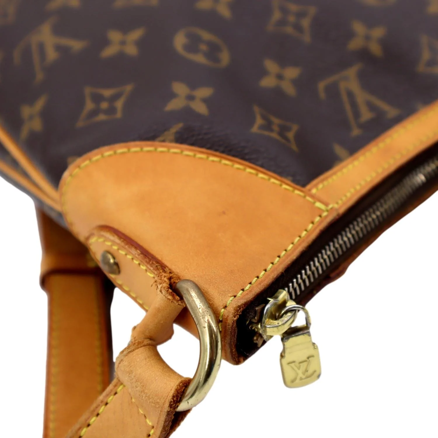 LOUIS VUITTON Odeon MM Monogram Canvas Crossbody Bag Brown - Image 5