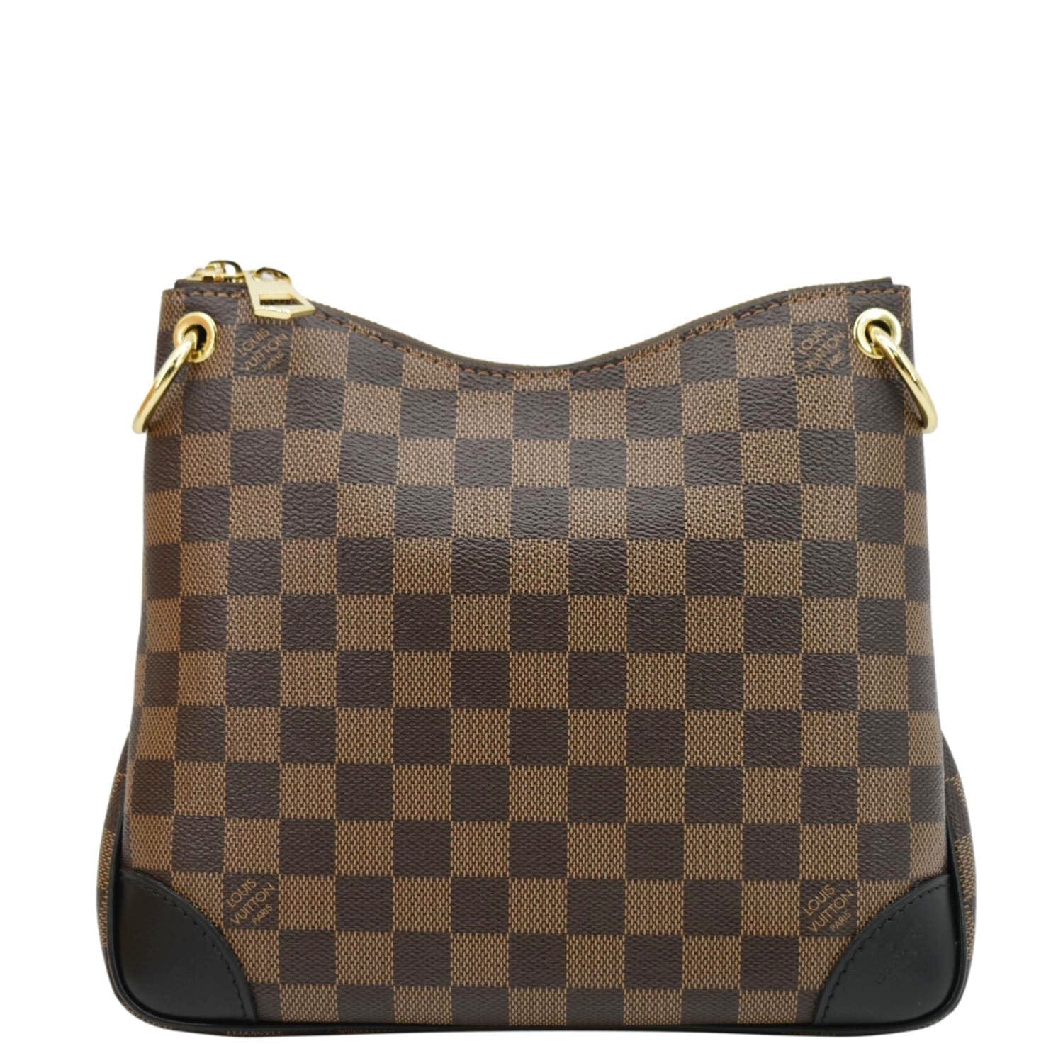 LOUIS VUITTON Odeon NM PM Damier Ebene Shoulder Bag Brown - Image 4
