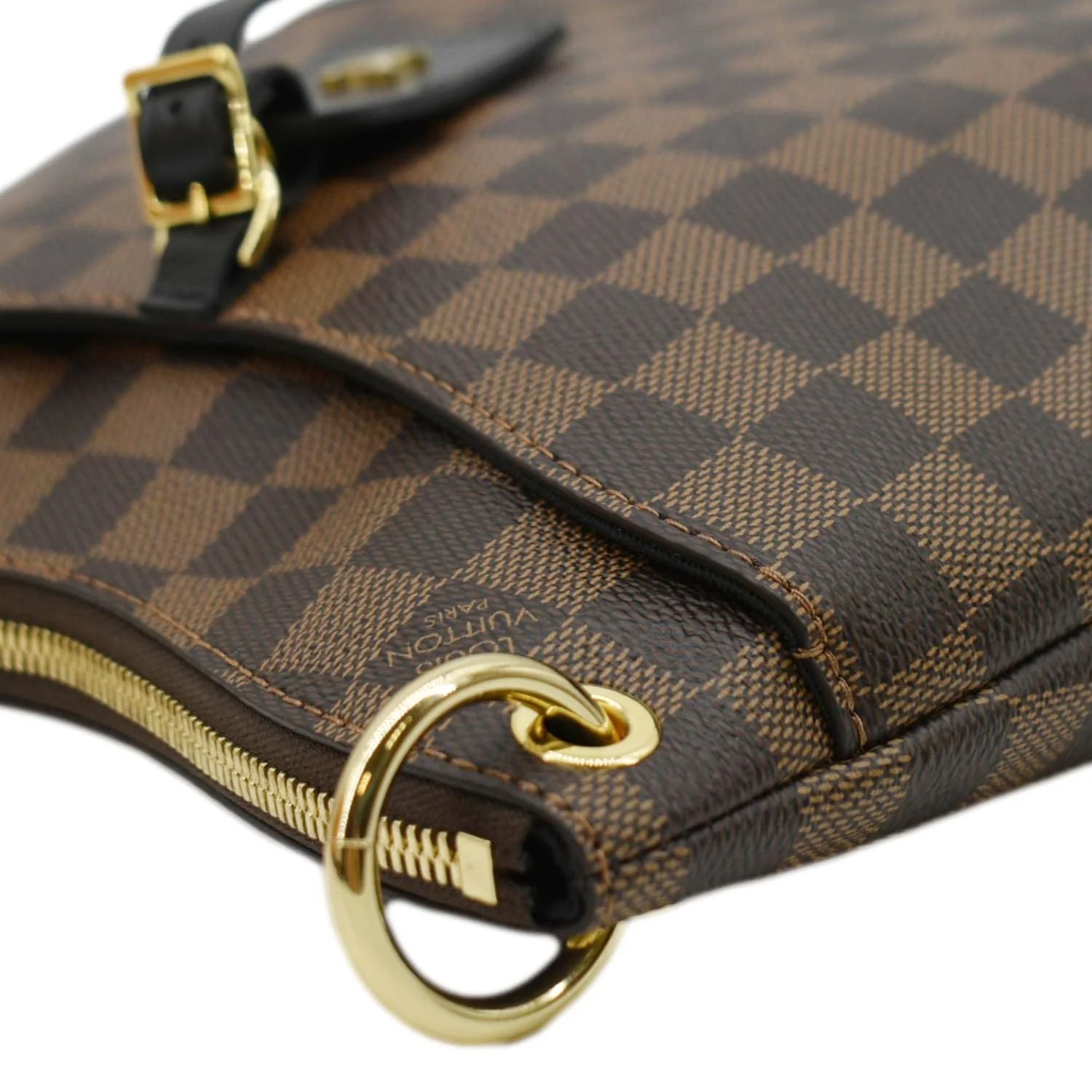 LOUIS VUITTON Odeon NM PM Damier Ebene Shoulder Bag Brown - Image 6