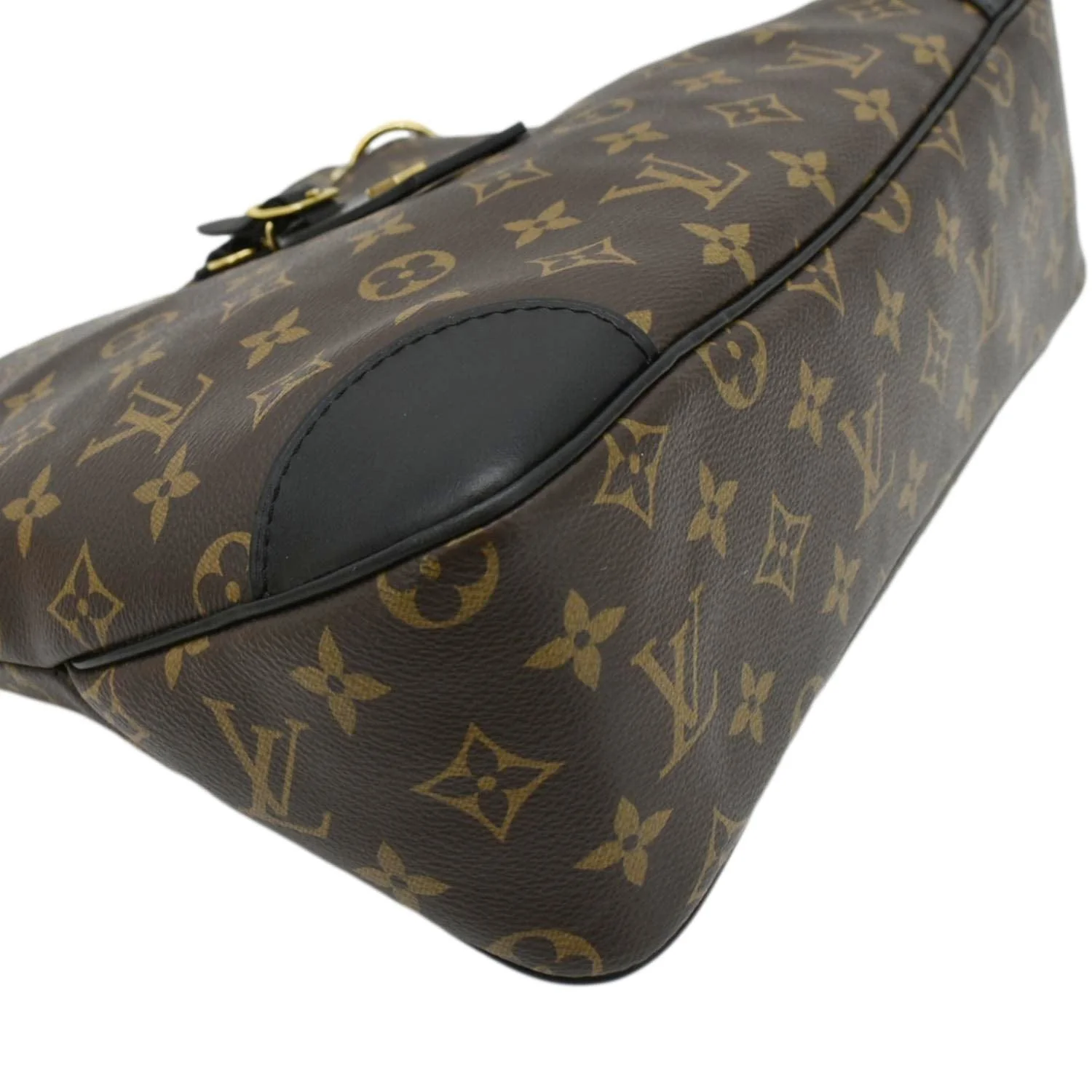 LOUIS VUITTON Odeon MM Monogram Canvas Shoulder Bag Brown - Image 9