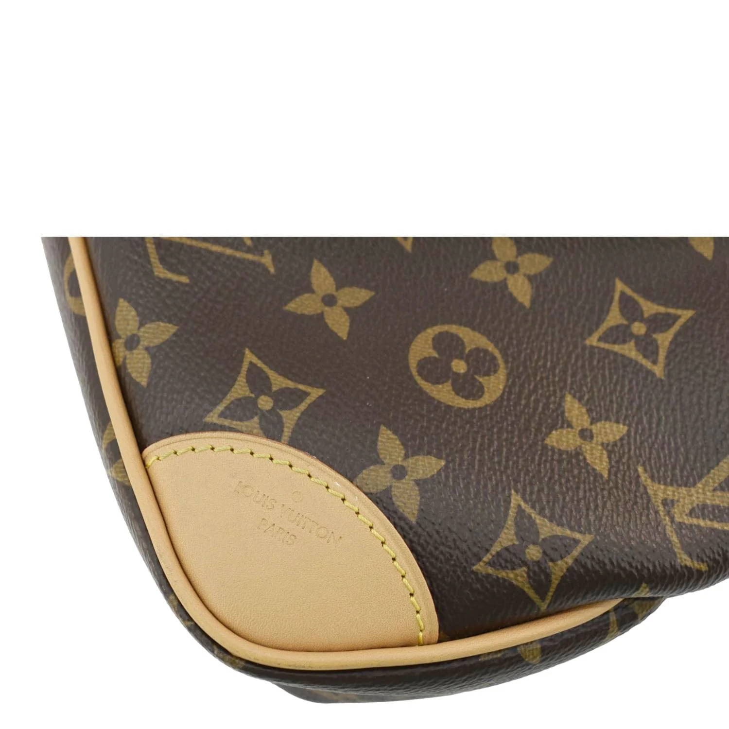 LOUIS VUITTON Odeon PM Monogram Canvas Shoulder Bag Brown - Image 10