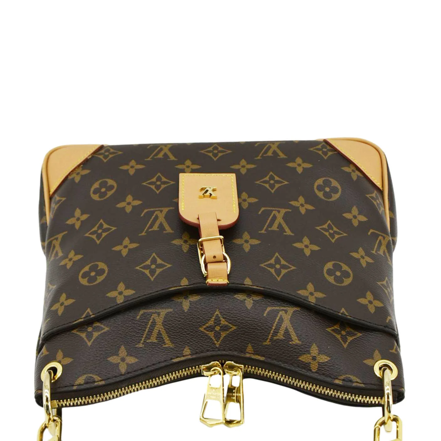 LOUIS VUITTON Odeon PM Monogram Canvas Shoulder Bag Brown - Image 4