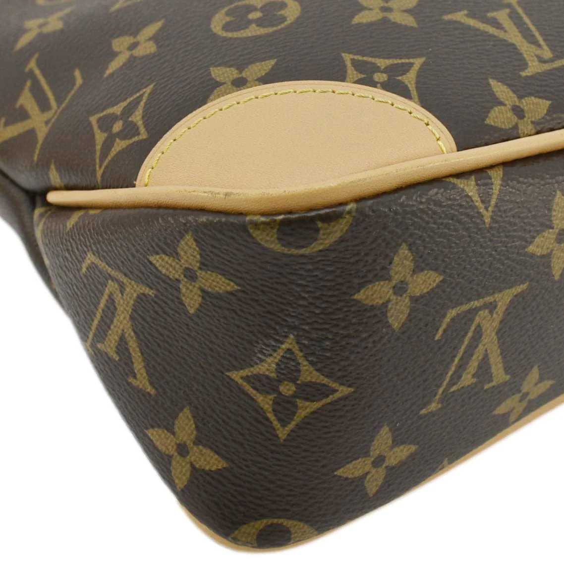 LOUIS VUITTON Odeon PM Monogram Canvas Shoulder Bag Brown - Image 7