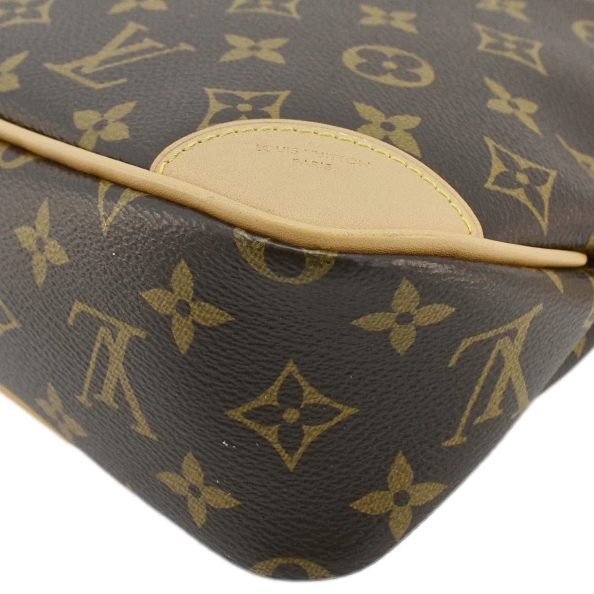 LOUIS VUITTON Odeon PM Monogram Canvas Shoulder Bag Brown - Image 9