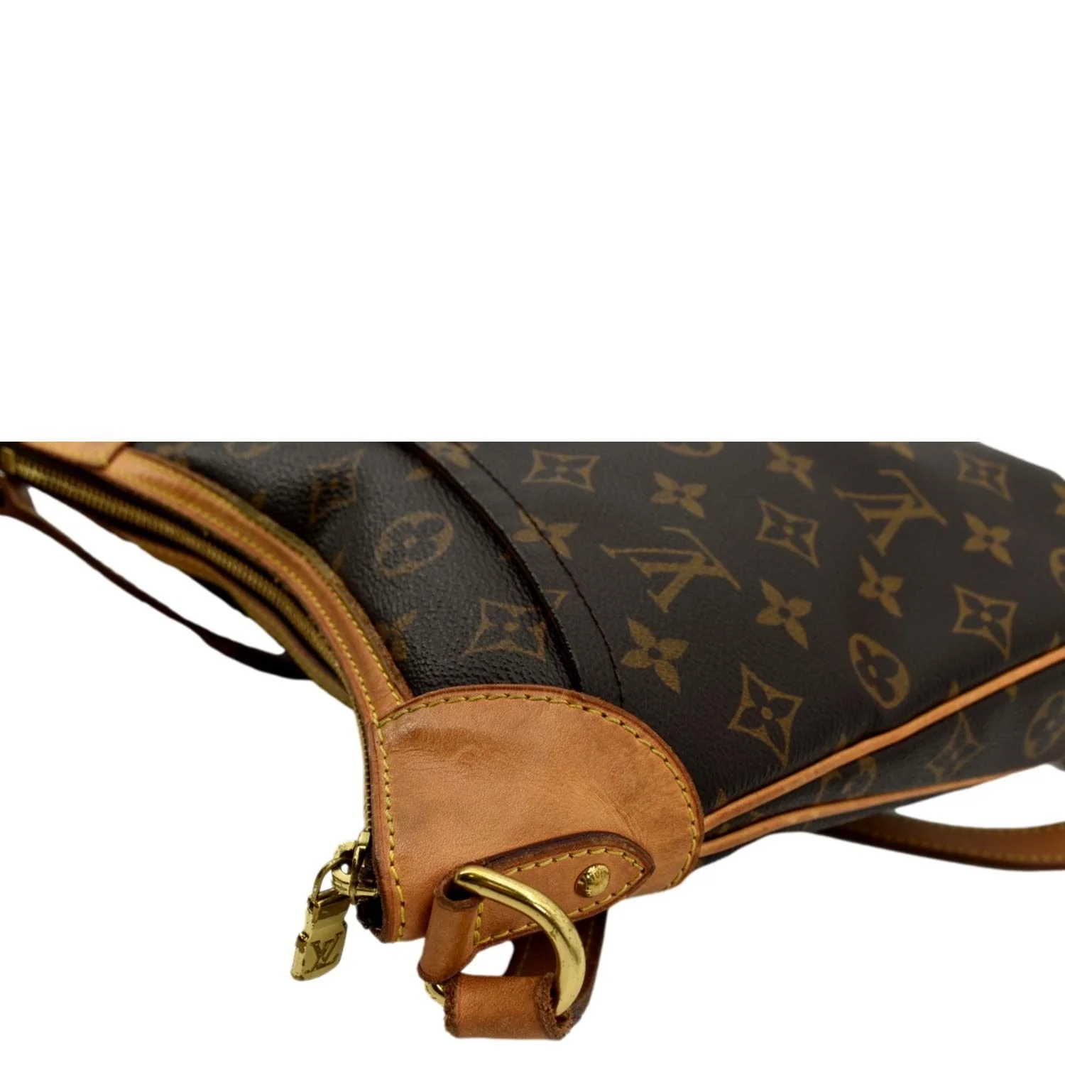 LOUIS VUITTON Odeon PM Monogram Canvas Crossbody Bag Brown - Image 5